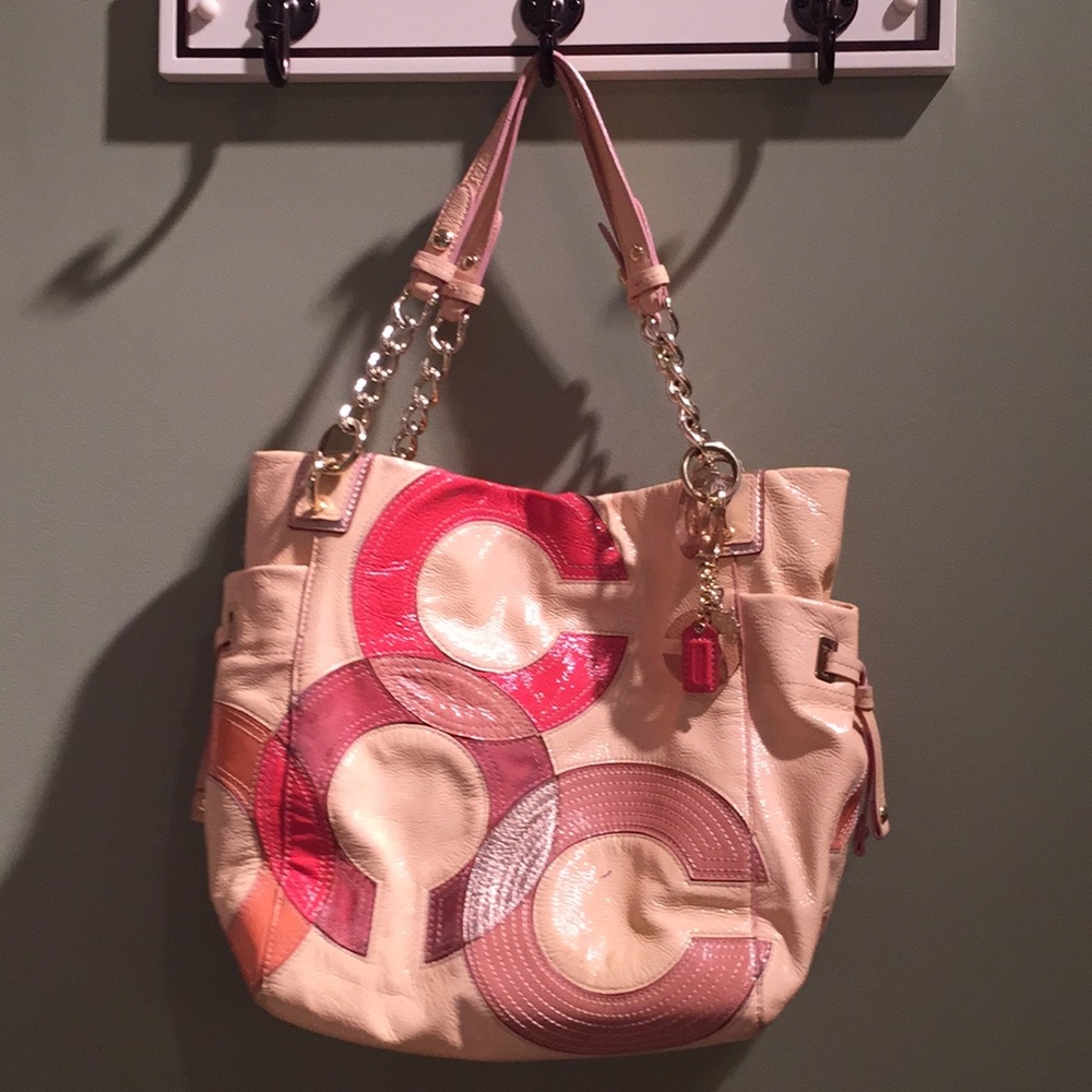 Rare Coach patent leather bag